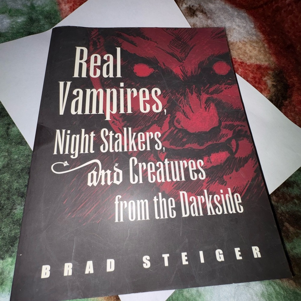 Real Vampires Book by Brad Steiger